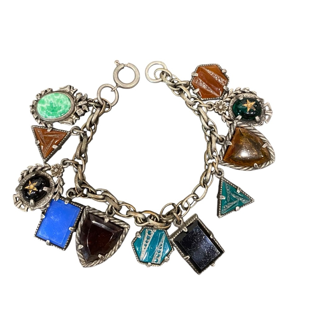 Vintage Charm Bracelet 7.5 Inch